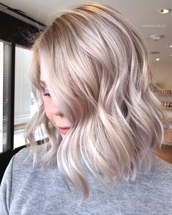 cheveux blond champagne